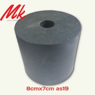 Rubber roll diameter 8 x 7 cm/D87