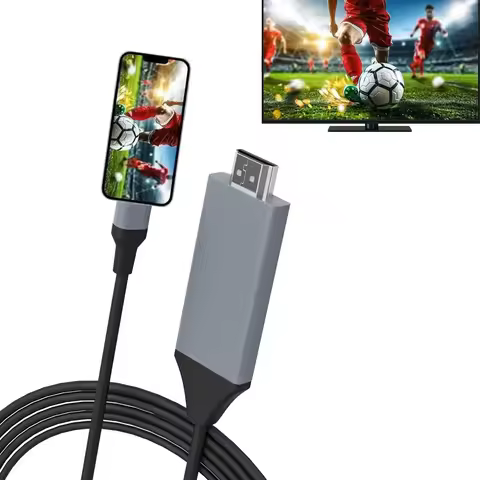 2M Lighting Digital AV Adapter 1080P HDMI-compatible Sync Cable for IOS Phone14-5 To High-Definition