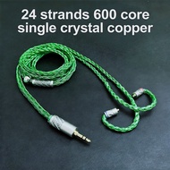 FENGRU Squama 600 Core 24 Strand OCC Silver Plated 2Pin 0.78 MMCX QDC A2DC TFZ IE900 Earphone Upgrad