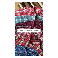 Borong flannel perempuan dari Jepun Gred A (random saiz,warna,corak) kuantiti baju 9-10 helai BUNDLE