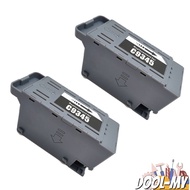 【DOOL】2x C9345 Maintenance Box Waste Ink Tank for ET-5880 ET-5850 WF7820 ET-8550