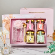 Mother's Day Rose Jasmine Red Jujube Flower Tea Suit Health Scented Tea Birthday Gift Goddess Festival Gift Boxzkssy.sg