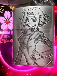 🔥ZIPPO🔥2022年 日版  《CODE GAESS 反叛的鲁鲁修》 卡蓮 Karen 黑色 GEASS 黑色騎士團 新版镀银 雙面雕刻 紀念版 打火機