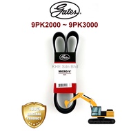 9PK 2010 2250 2335 2835 2870 Gates USA Micro V Fan Belt 9PK2010 9PK2250 9PK2335 9PK2835 9PK2870