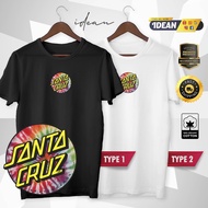 🔥SALE T-Shirts Santa Men Women Cotton Baju tshirt Murah skate bicycle Clothing Streetwear Black Whit