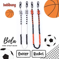 Kids Mask STRAP Kids Football Basketball Soccer Ball 2IN1 Connector Mask Boys BABY BOY Elastic STRAP