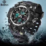 BIDEN Brand Men's Watch Original Digital Waterproof Quartz