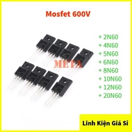 Mosfet 2N60 4N60 5N60 6N60 8N60 10N60 12N60 20N60 600V good quality plastic back
