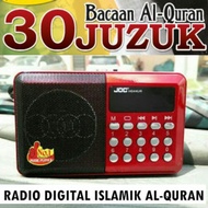 Joc radio digital mp3 Al Quran 30 Juzuk rechargeable USB&SD FM RADIO.