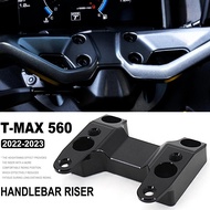 Handlebar Riser 2022 2023 Motorcycle CNC Handle Bar Raiser Extend Mount Clamp Adapter For Yamaha TMAX560 T-MAX560 T-max TMAX 560