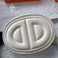 Hermes🌈In the loop腰包奶油白🌟全套有單🧡Full Set🧡99新🌟閑置🌟beltbag🌟