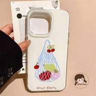 Fruit Shopping Bag Pattern Phone Case For Redmi K80 K70 K70E K60 K60E K50 K50i K40 K40S K30 K30i Pro