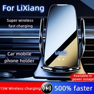 Car Infrared Sensor Holder Mobile Phone Wireless Charger For IDEAL LiXiang ONE L8 L9 Air outlet Acce