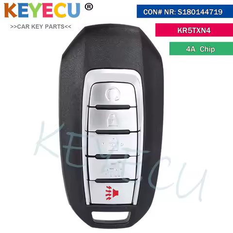 5 Buttons Proximity Smart Remote Key Fob For 2022 2023 2024 2025 Infiniti QX60 S180144719 285E3-6SA7