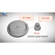 2pcs 81 teeth 15 teeth Plastic spur gear for Grundig CN930 C6200 CN830 cassette deck audio player 62