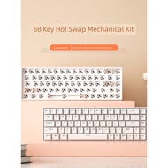 wireless keyboard keyboard wireless keyboard Wolf Pie CIY68 Kit Bluetooth Wireless 2.4G Wired Beginn