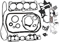 ATATQW 1SET Engine Overhaul Gasket Kit Compatible for Mitsubishi Clark CMP15 18 20 LPG GC 4G63 4G63T