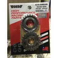 OKO EX5 4th racing gear box 22t/22t
