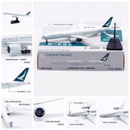 Aviation WB4047 Cathay Pacific Airlines Boeing B777-300ER B-KQZ Passenger Aircraft Model 1/400