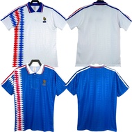 Retro 1994 France home blue jersey away white Thai version top quality