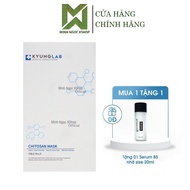 Mặt nạ KyungLab Chitosan Mask trẻ hoá dưỡng trắng thanh lọc thải độc da (hộp 3 miếng)