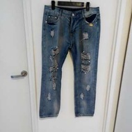 【New】Blue Jeans 女裝 珍珠牛仔褲   長褲
