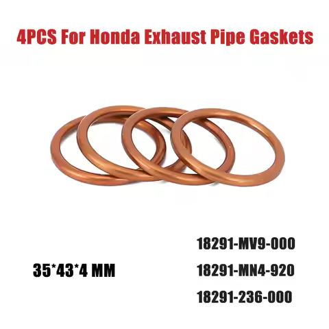 For Honda CB650 CB550 Exhaust Pipe Gaskets CBR600 CBR650 VF750C VF1000 18291-MN4-920 18212-634-010 1