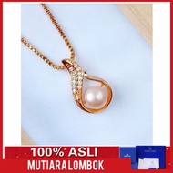 Necklace necklace pearl necklace pearl necklace Lombok pearl necklace genuine Lombok pearl jewelry f