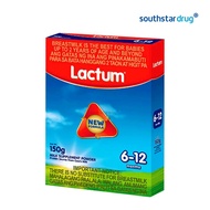 Lactum 6 to 12 Months Plain 150g Box