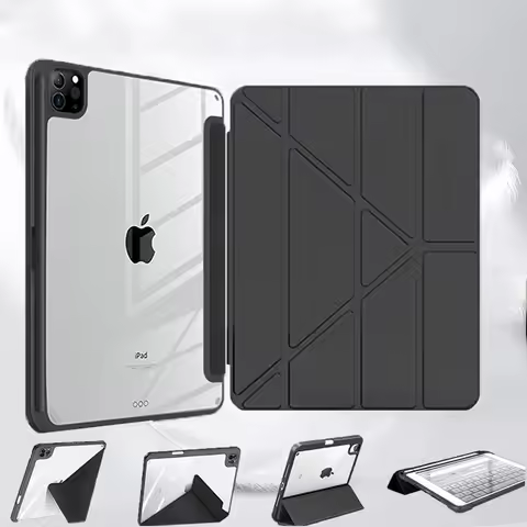 With Pencil Holder Case for iPad A13 Air11 M2 M3 2025 2024 iPad Air5 Air4 Gen IPad Pro11 M4 M2 10th 