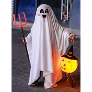 halloween halloween costume Halloween Children Costume Boys Ghost Cloak Girls Cloak Costume cos Whit