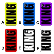 [ CS060 ] KING Hard Phone Case for OPPO RENO A36 A76 A96 A16K 7 7Z 5G