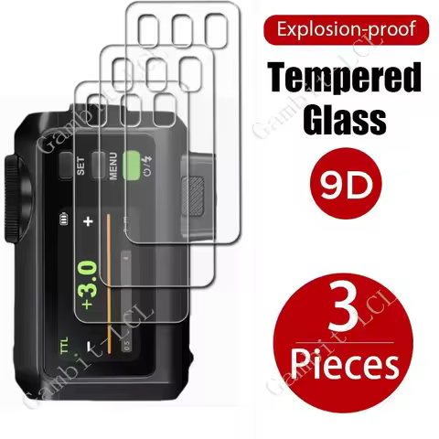 3PCS 9H HD Tempered Glass For Godox iT30Pro iT30 Pro V480 X3 V100 V1 TT600 X XPro/ XProII V350 TT350