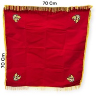 Lancar Jaya Adventing Luxury Ceremony Flag Tray Base 70x70cm – Premiumbeludru, Pancasila Logo