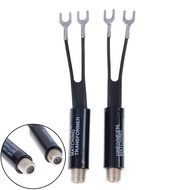 [LI] 2Pcs UHF/VHF/FM/TV F cable 75-300   antenna matching transformer adapter 【IE】