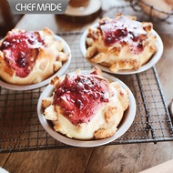 [CHEFMADE] 4Pcs 3"Non-stick Tart Pan egg tart mold Pastry mold / cheese tart mold WK9197