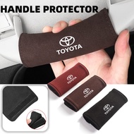 Car Roof Pull Gloves Car Door Handle Armrest Protection Cover Soft Interior Accessories for Toyota Corolla Yaris Aygo Prius RAV4 CHR Camry Auris Avensis