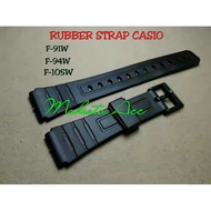 CASIO F-91W Watch Strap CASIO F-91W WatchTALI/ RUBBER STRAP CASIO F-91W