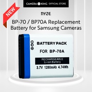 [NYZE] BP-70A Replacement Battery for Samsung Cameras using BP-70 / BP70A Battery Type