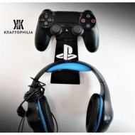 Playstation 4 DS4 Controller and Headphones Wall Mount