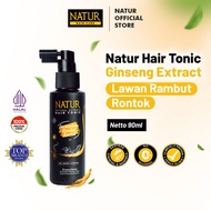Natur Hair Tonic Ginseng 90 ml - Hair Loss Tonic / Anti Hair Fall / Strengthens Hair Roots