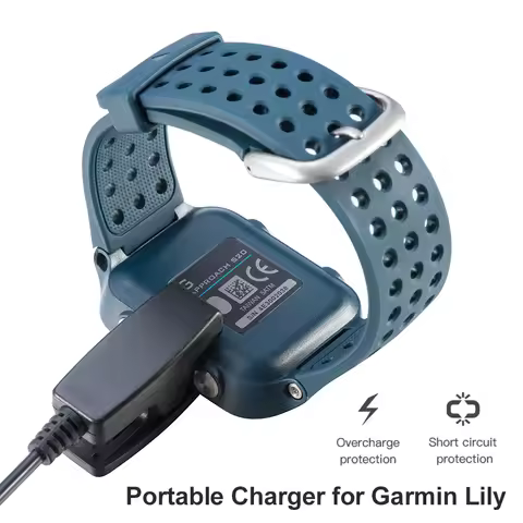 Charging Cable Data Clip Cradle For Garmin Lily Forerunner 35 235 630 230 735XT Smartwatch Charger F