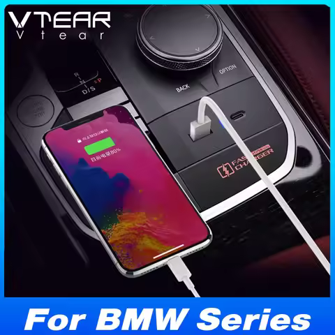 For BMW X3 G01 X4 G02 i3 ix3 i4 2022 2023 USB Type-c 27W Fast Cell Phone Charging Adapter Interior M