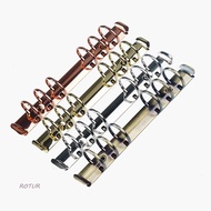 ROTUR Spiral Rings Binder Clip A5 A6 A7 with Screw Metal Colorful File Folder Refillable