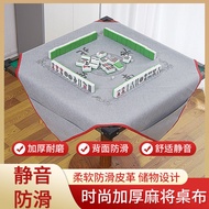 【丫丫童品DIANxiaiyiyi2.my】 创意麻将桌布静音加厚麻将垫家用带兜防滑耐磨正方形皮革防水大号包邮Mahjong tablecloth, silent, thick mahjong mat