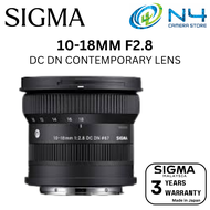 Sigma 10-18mm F2.8 DC DN Contemporary Lens For Sony E-Mount / Fujifilm X-Mount / Canon RF-Mount