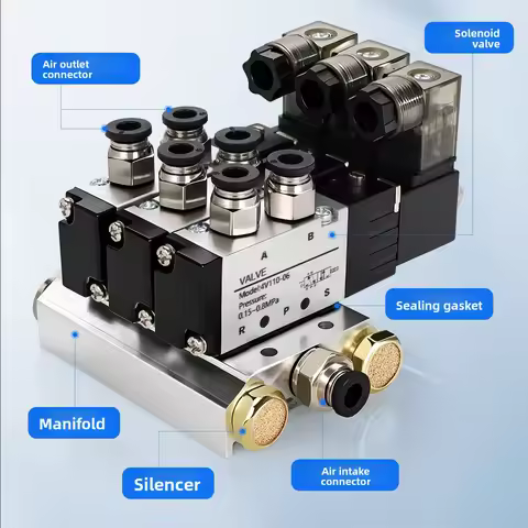 4V110-06 4V210-08 4V310-10 Set Valves 4V410-15 Exhaust Manifold 1F/2F/3F/4F/5F/7F/8F/10F/12F/15F/16F