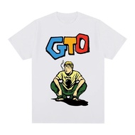 GTO Great Teacher Anime Lucu T-shirt Hip Hop Kapas Lelaki T Kemeja TEE BARU TSHIRT Wanita