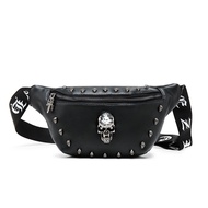SUNWISH SWS-11035 New Personalized Fashion Skull Shape Unisex Shoulder Bag Men Crossbody Bag