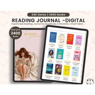 Reading Journal, Portrait Reading Journal, Digital Reading Journal, Book Tracker, Reading Tracker, B